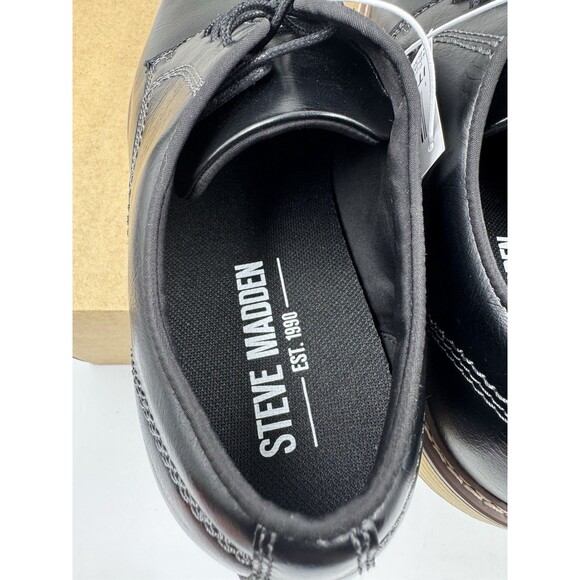 NEW Steve Madden P-Jansen Oxford Black Casual Lace Up Shoes, Men\'s Size 10 main image 6